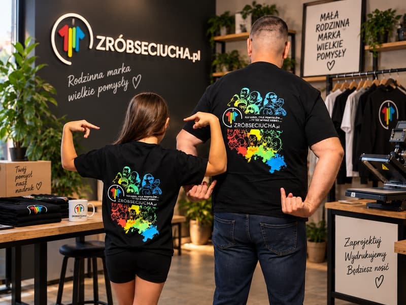 Personalizacja odzieży i akcesoriów w pracowni ZróbSeCiucha